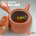 訳あり 急須 大容量 大きいサイズ 常滑焼 6名様用 750ml 送料無料 深蒸し茶急須 きゅうす 大きめ 帯網 細かい深蒸し茶でも詰まらない 日本製 サンプル茶プレゼント中