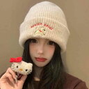 子犬刺繍ニット帽 韓国系 帽子 レディース メンズ 秋冬 あたたかい 防寒 雪 かわいい アウトドア キャンプ 釣り スキー スノボ 自転車