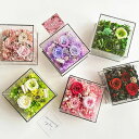永生花 ソープフラワー ホワイトデー お返し 造花 ボックスフラワー クマ型 プレゼント ギフト薔薇 ボックス 母の日 結婚祝い 枯れない花