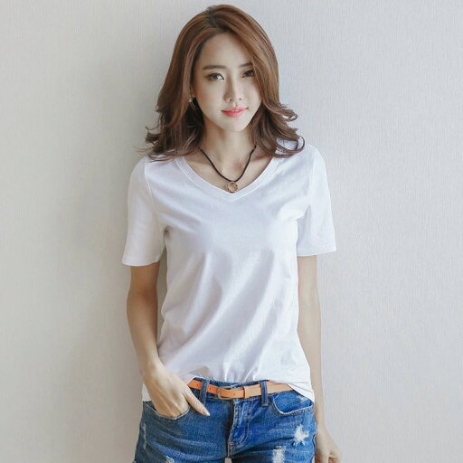 tシャツ レディース 半袖 vネック 無地 大きいサイズ ストレッチ カジュアル スポーツ ランニング tシャツ レディース 半袖 vネック 無地 大きいサイズ ストレッチ カジュアル スポーツ ランニング