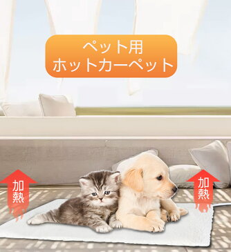 【楽天1位★一年保証】 ペット用 ホットカーペット 50*40cm ペット用ヒーター 犬 猫 ペット 湯たんぽ 電気毛布 防水 ペット用マット ホットマット 暖房器具 暖かい 防寒ヒーターマット 省エネ マットペット用 こたつ 毛布 小動物 父の日