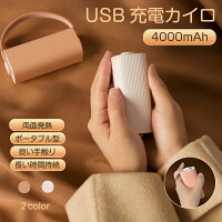 電気カイロ モバイルバッテリー 充電式カイロ ハンドウォーマー 大容量4000mAh 寒さ対策 最高温58℃ 繰り返し使えるカイロ 寒中御見舞 冬のギフ 省エネ 携帯便利収納袋付き 贈り物 日本語取扱書 プレゼント ギフト 福袋 ハロウィン