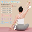 ストレッチバンド フィットネスバンド エクササイズチューブ 肩こり防止 姿勢矯正 筋トレ用 TPR高弾性バンド 滑り止め付き 水洗い可能 自宅ダイエット 猫背矯...