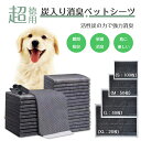 ペットシーツ 炭入り消臭 ペットシート ペット シーツ トイレシート 犬 シート トイレシーツ ペットトイレ 100個 50個 40個 20個 おしっこシート ...