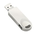 Apple iOS/PC コンピュータ対応 128GB フラッシュドライブ 人気メモリー スライド式容量不足解消 パスワード保護 高速データ転送 一本二役 アルミ合金のボディ(2)