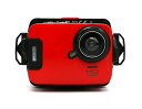 3Gスマート WIFI スポーツ カメラ HD 1300万画素40メートル潜水防水5G 150度広角 レンズ2.6インチ LCD 2.4G無線RF Camera Gopro A11-red 3