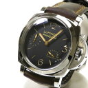 【PANERAI/パネライ】 PAM00423 ルミノール1950 3デイズ パワーリザーブ 腕時計 ステンレススチール/レザー 手巻き T番2017年 ブラック ブラウン メンズ【中古】【真子質店】【BL】【MoTID】