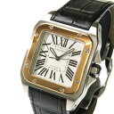 【CARTIER/カルティエ】 W20107X7 サントス 100MM 腕時計 ステンレススチール/ ...