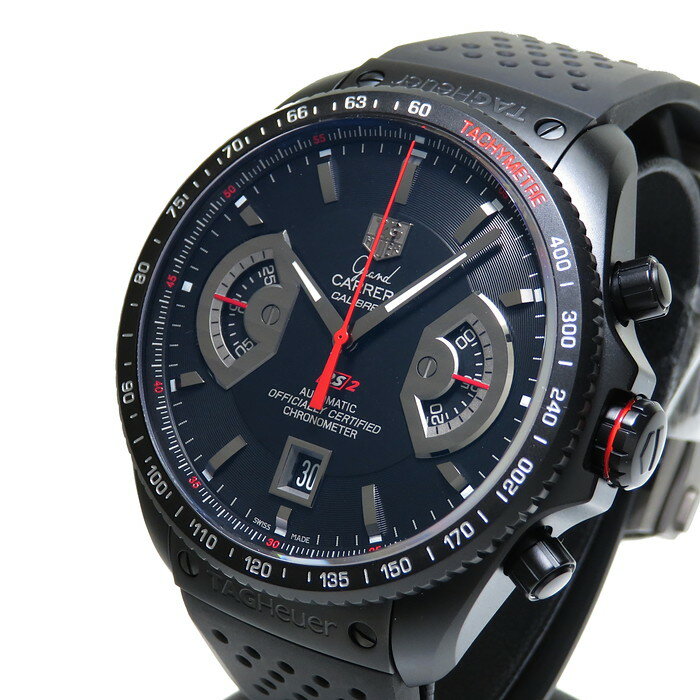 【TAG HEUER/タグホイヤー】 CAV518B.FT6016 グランドカレラ 腕時計 チタン/ ...