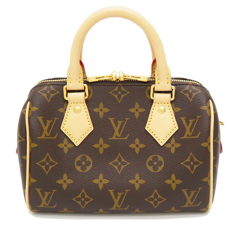 【LOUIS VUITTON/ルイ・ヴィトン】 モノグラム M45948 スピーディ・バンドリエール20 ハンドバッグ ブラウン レディース【中古】【真子質店】【BL】【TKSD】【ex】