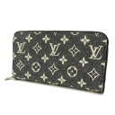 【LOUIS VUITTON/ルイ ヴィトン】 ジッピー ウォレット モノグラム ジャカード デニム M81858 長財布 グレー ユニセックス【中古】【真子質店】【BL】【SSx】【pdpd】