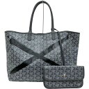 【GOYARD/ゴヤール】 サンルイPM マーカージュ ×柄 トートバッグ ポーチ付 ハンドバッグ  ...