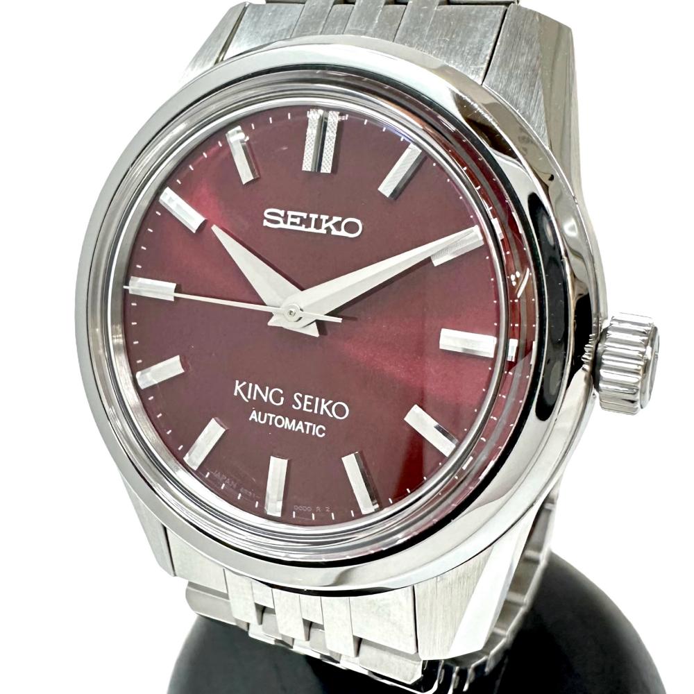 【SEIKO/セイコー】 キングセイコー SDKS009(6R31-00D0) 復刻 腕時計 ステンレススチール 自動巻き/オートマ ワインレッド文字盤 メンズ【中古】【真子質店】【GD】【IDKD】