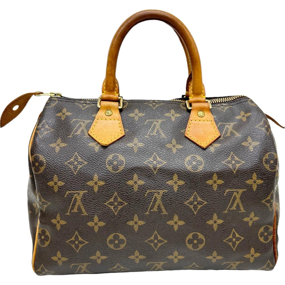 【LOUIS VUITTON/ルイ・ヴィトン】 モノグラム M41528 スピーディ25 ミニボストンバッグ ハンドバッグ PVC ブラウン レディース【中古】【真子質店】【GD】【DKMi】