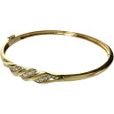 バングル風 ダイヤモンド 0.22ct ブレスレット