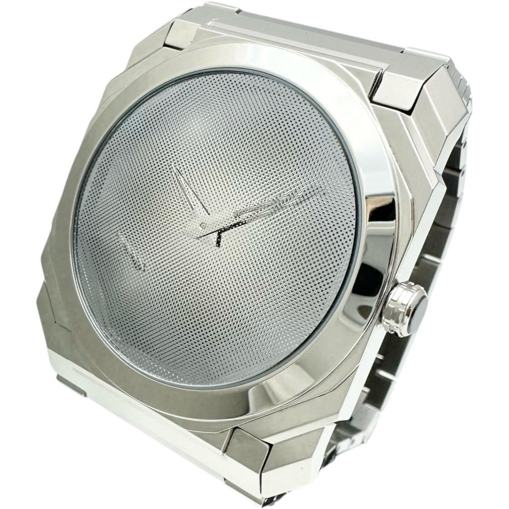 【BVLGARI/ブルガリ】 オクト フィニッシモ 妹島和世 世界限定360本 BGO40SXT 腕時計 ステンレススチール 自動巻き/オートマ メタリックグレー文字盤 メンズ【中古】【真子質店】【IDxxx】
