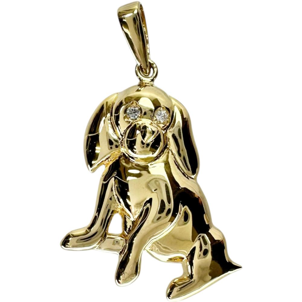 カメオペンダントトップ 犬モチーフ K18刻印 楽天市場】犬 ペンダント k18 ゴールドの通販