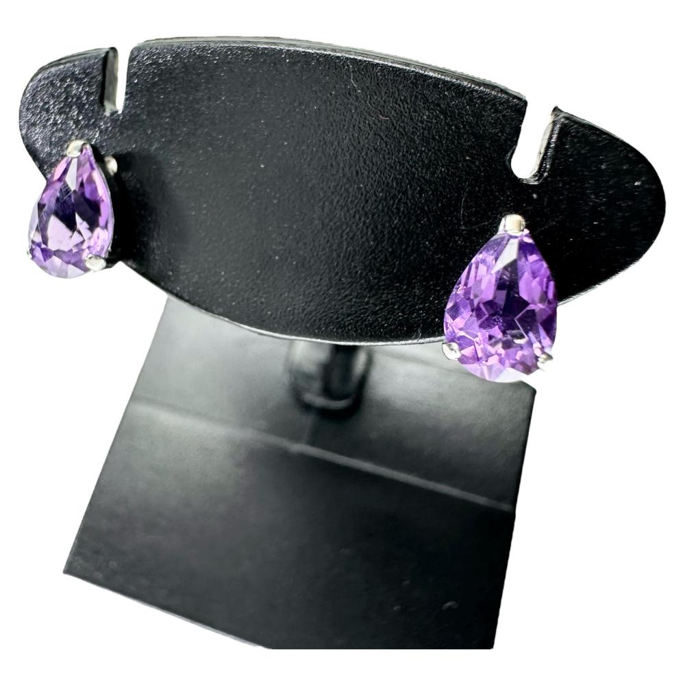 【中古】アメジスト0.30×2ct...