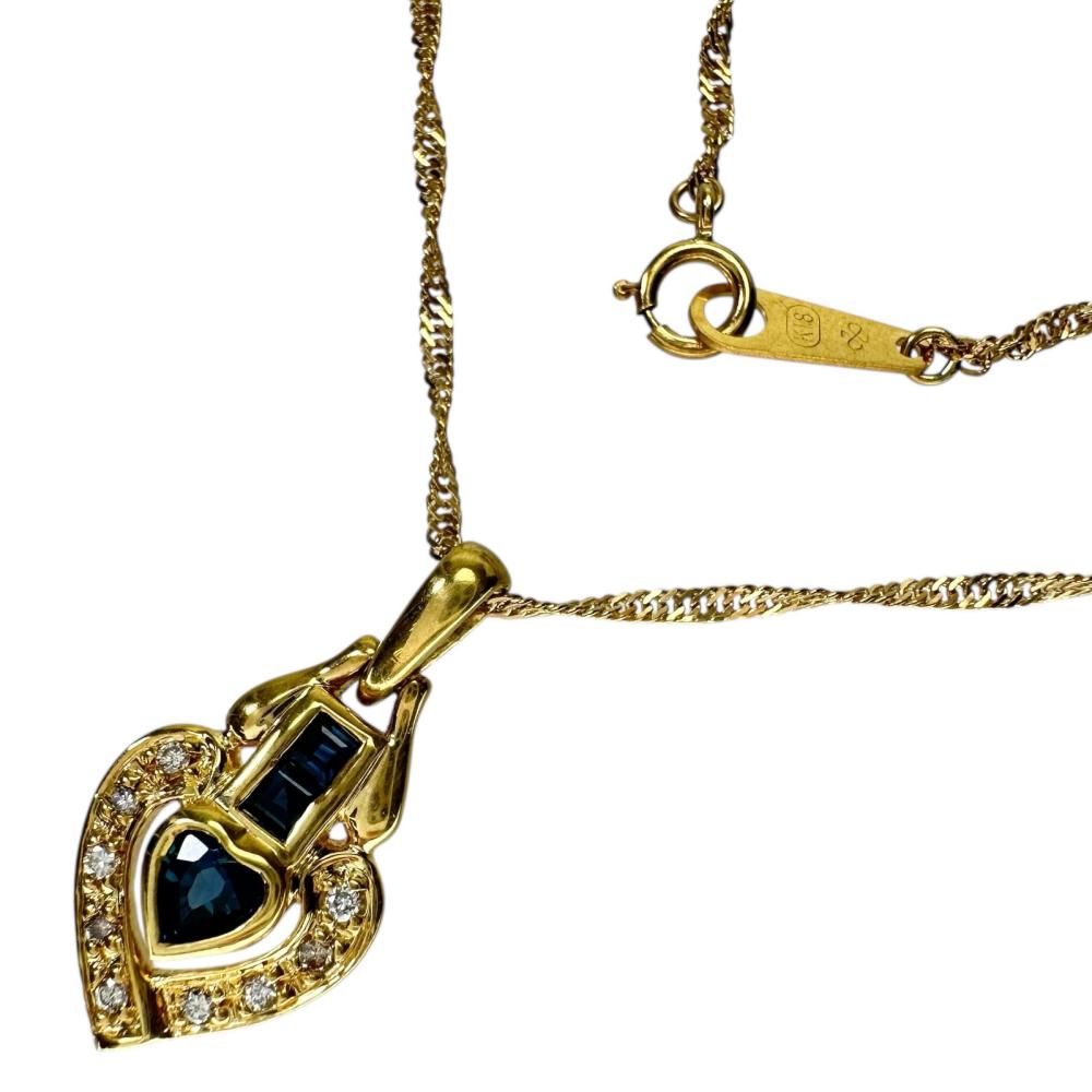 【中古】サファイアダイヤモンド0....