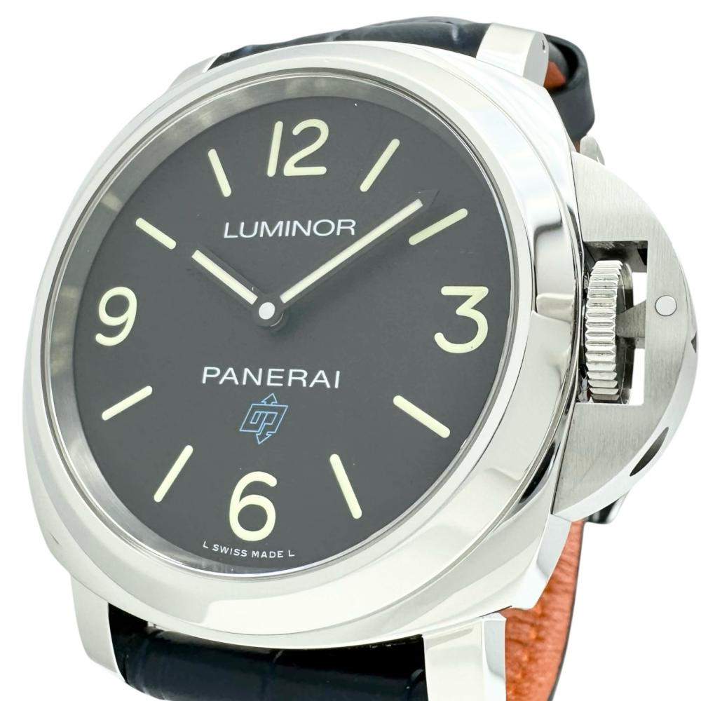 【PANERAI/パネライ】 ルミノール PAM00774 腕時計 ステンレススチール/レザー 手巻き U番(2018年) ブラック文字盤/ブルー革(社外製) メンズ【中古】【真子質店】【BL】【MaDMoD】