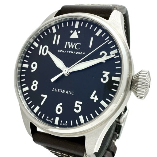 【IWC/インターナショナルウォッチカンパニー】 ビッグパイロットウォッチ43 IW329301 保証書/ギャラ/箱付き 裏スケルトン 腕時計 ステンレススチール/レザー 自動巻き/オートマ ブラック文字盤/ブラウンレザーベルト メンズ【中古】【真子質店】【BL】【YYII】 【IWC/インターナショナルウォッチカンパニー】 ビッグパイロットウォッチ43 IW329301 保証書/ギャラ/箱付き 裏スケルトン 腕時計 ステンレススチール/レザー 自動巻き/オートマ ブラック文字盤/ブラウンレザーベルト メンズ【中古】【真子質店】【BL】【YYII】