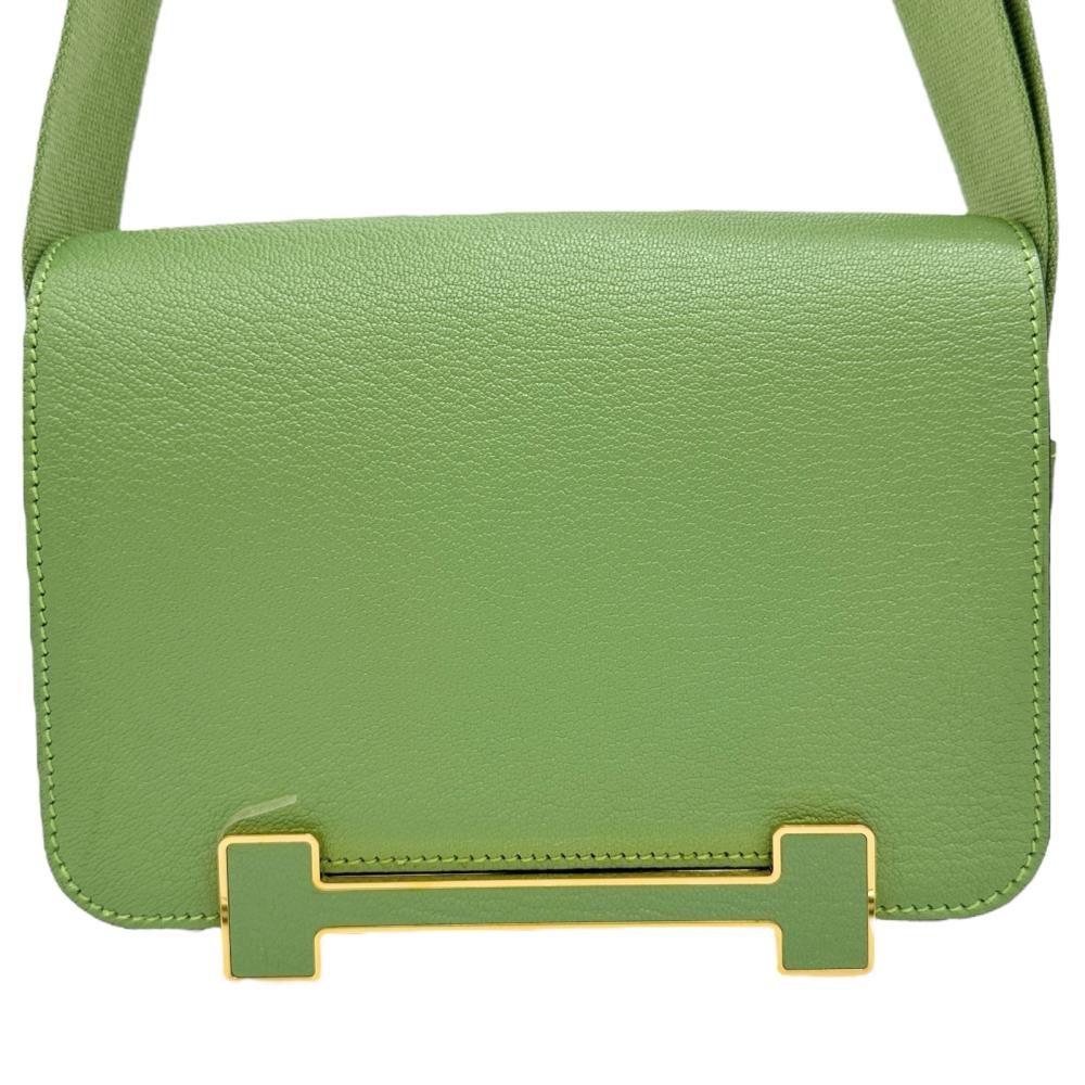 【HERMES/エルメス】 ゲタ ヴェールクリケット シェーブル ショルダーバッグ B刻印（2023年製） レザー..