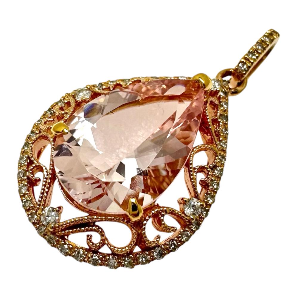 【中古】モルガナイト4.63ctダ...