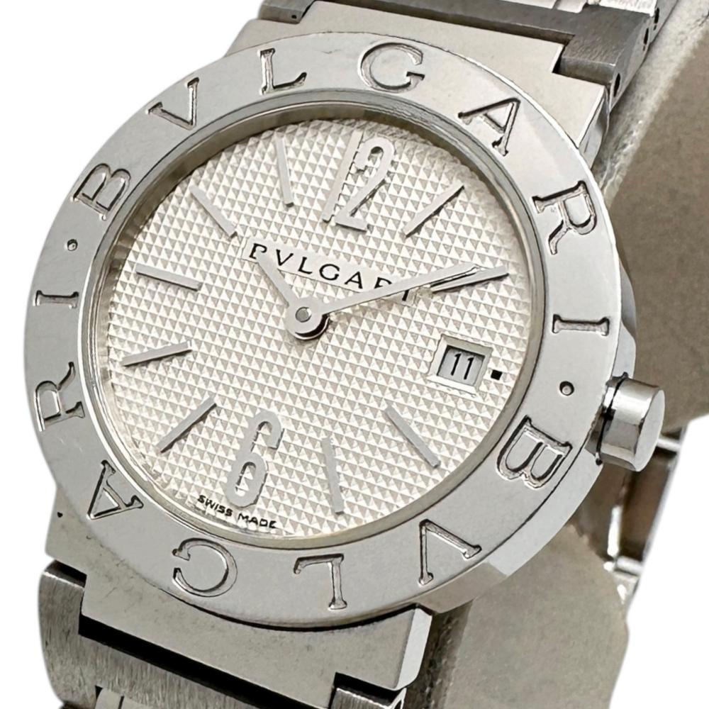 【BVLGARI/ブルガリ】 ブルガリブルガリ BB26SS 腕時計 ステンレススチール クオーツ シルバー文字盤 レディース【中古】【真子質店】【GD】【KTY】