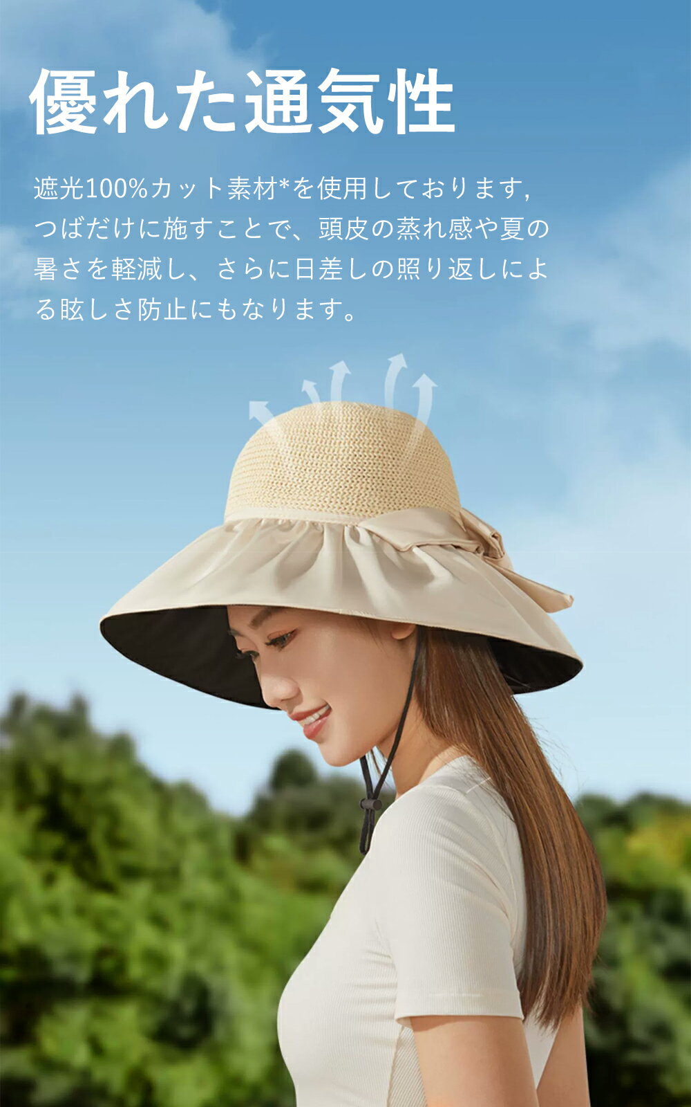 【送料無料】帽子 レディース ハット レディース 小顔効果・折りたたみ・サイズ調...