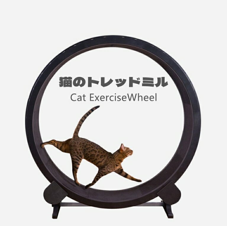 キャットホイール 猫 トレッドミル 猫ホイール 低騒音 猫 ランニングホイール 回し車 省スペース 猫 ダイエット ストレス解消 室内 走る 運動不足解消 肥満対策 送料無料