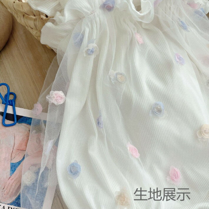 ロンパース 韓国子供服 刺繍カラーロンパース ...の紹介画像3