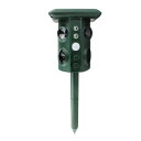 ★10%オフ★楽天スーパーセール★ 動物撃退器 害獣撃退 4個超音波スピーカー 広範囲 強力LEDフラッシュ USB充電 野良犬 猫よけ カラス 鳥 ネズミ 糞...