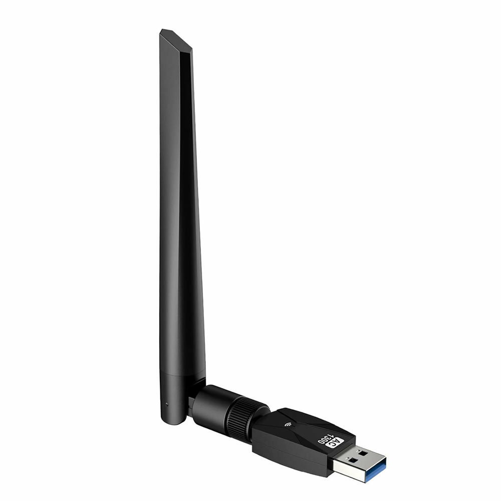 LANq@ e@ Wifi Wi-Fi 1300Mbps USB3.0 A_v^[ 2.4G 5G fAoh 5dBi ʐM L͈ CXA_v^[ MUMUKO