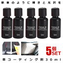 ★ポイント10倍!5/1限定★ 5個セット フィックスマックス2 車コーティング剤 液体セラミックコート 30ml 光沢 輝き ガラス硬化剤 ガラスコーティング...