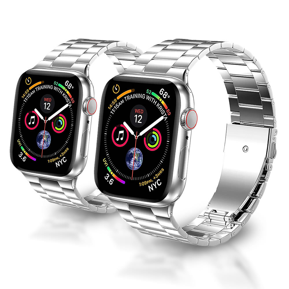 2個セット アップルウォッチ用 高級 バンド コンパチブル Apple Watch アップグレード バージョン ステンレス ベルト 6/5/4/3/2/1 SE対応 KOKKSUMA