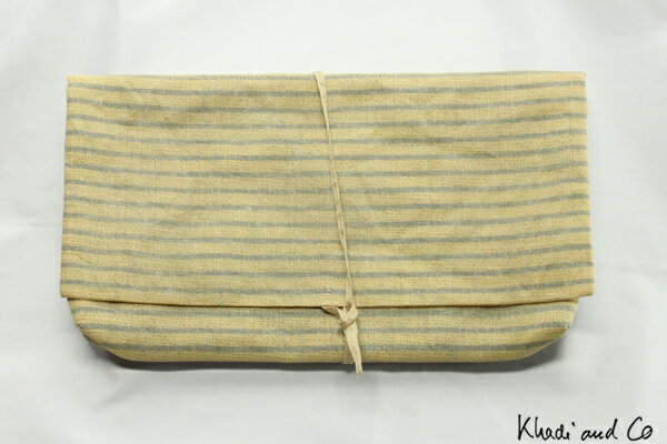 【More Sale 60%】Khadi and Coパリブランド・カディ アンドコーBess Nielsenによるデザインコットン100%クラッチバックBABYJUTE-SAND【RCP】【楽ギフ_包装】【送料無料】