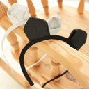 【Sale 20%】ObiObi(オビオビ)アニマル グリッターカチューシャフランス製MADE IN FRANCE ハンドメイドベビー 髪飾り ハーフバースデー...