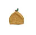 【2018AW】oeuf(ウフ)ニット帽子PEAR HAT MUSTARD JUNIPERマスタード　なし100%ベビーアルパカウール ベビー キッズ 出産祝い プレゼント