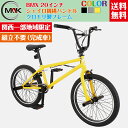 【地域限定商品】完成品 完成車 BMX 自転車 20インチ クロモリ フレーム スタントアクション 自転車競技 初心者 シングルスピード トライアルバイク ブレーキ付き街乗り bmx自転車 フリースタイル キックスタンド ペグ付