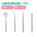 口腔洗浄器ノズル 4本入り 交換ノズル 替えノズル 歯列矯正器用ノズル オーラルケア 洗浄ノズルセット 送料無料