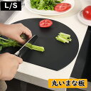 【新品セール】まな板 丸いまな板 丸 食洗機対応 エラストマー 丸型 耐熱 抗菌 黒 カッティングボード D型 半円 円形 軽量 薄型 広く使える ノンスリップ...