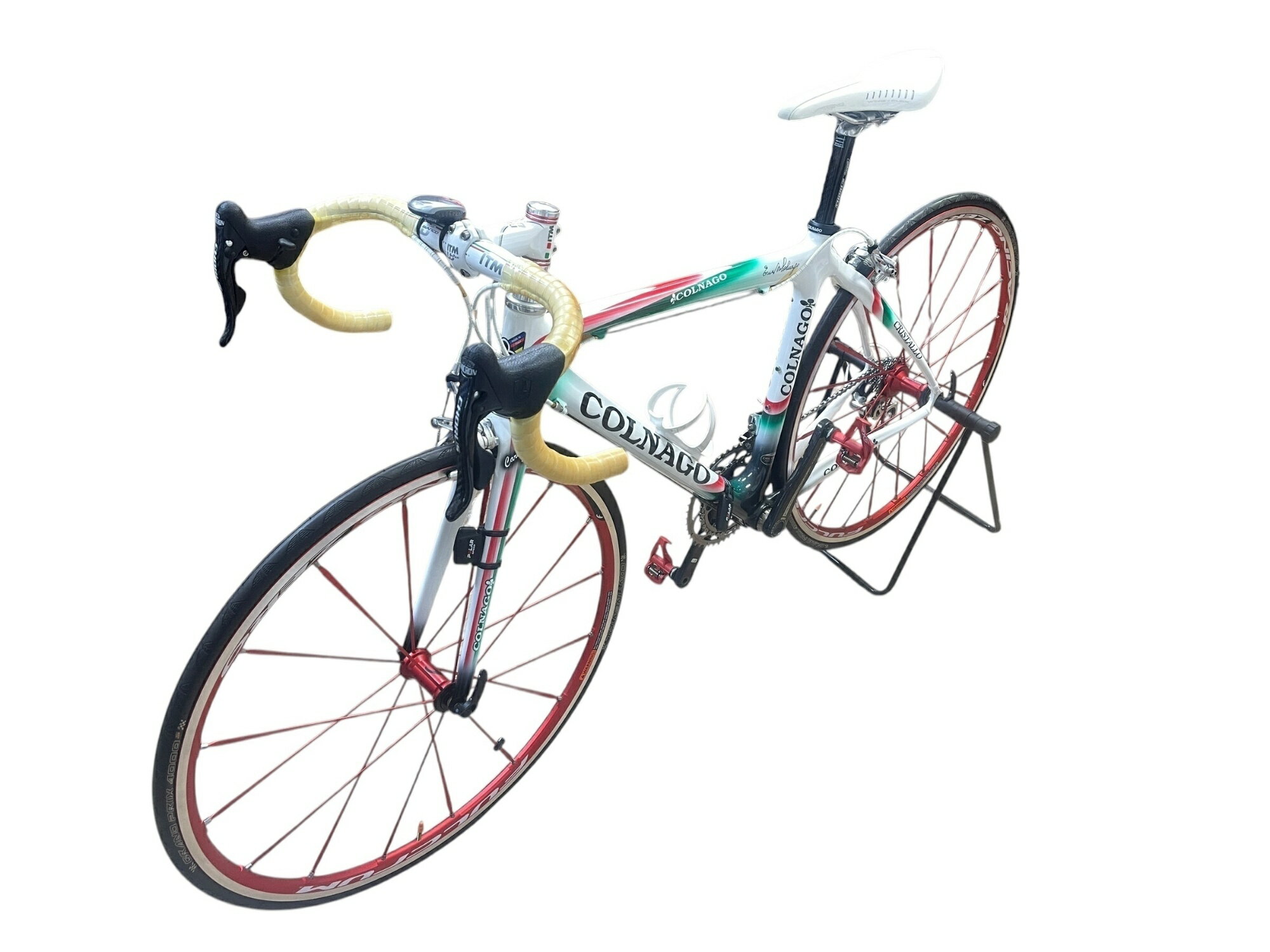 ■COLNAGO CRISTALLO Carbon 75 ロードバイク サイズ480mm 使用感あり 前輪パンク状態 コルナゴ カーボ..