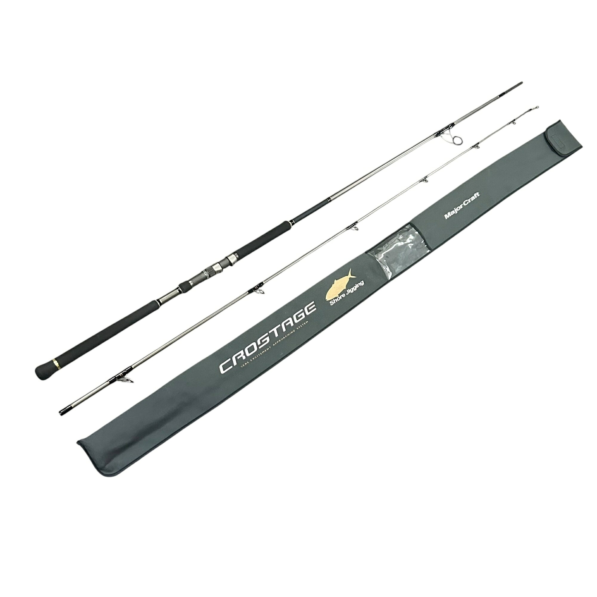 ■Major Craft CROSTAGE CRK-1062MH ショアジギング ロッド 10ft6in メジャークラフト ケース付 動作確認済2518879