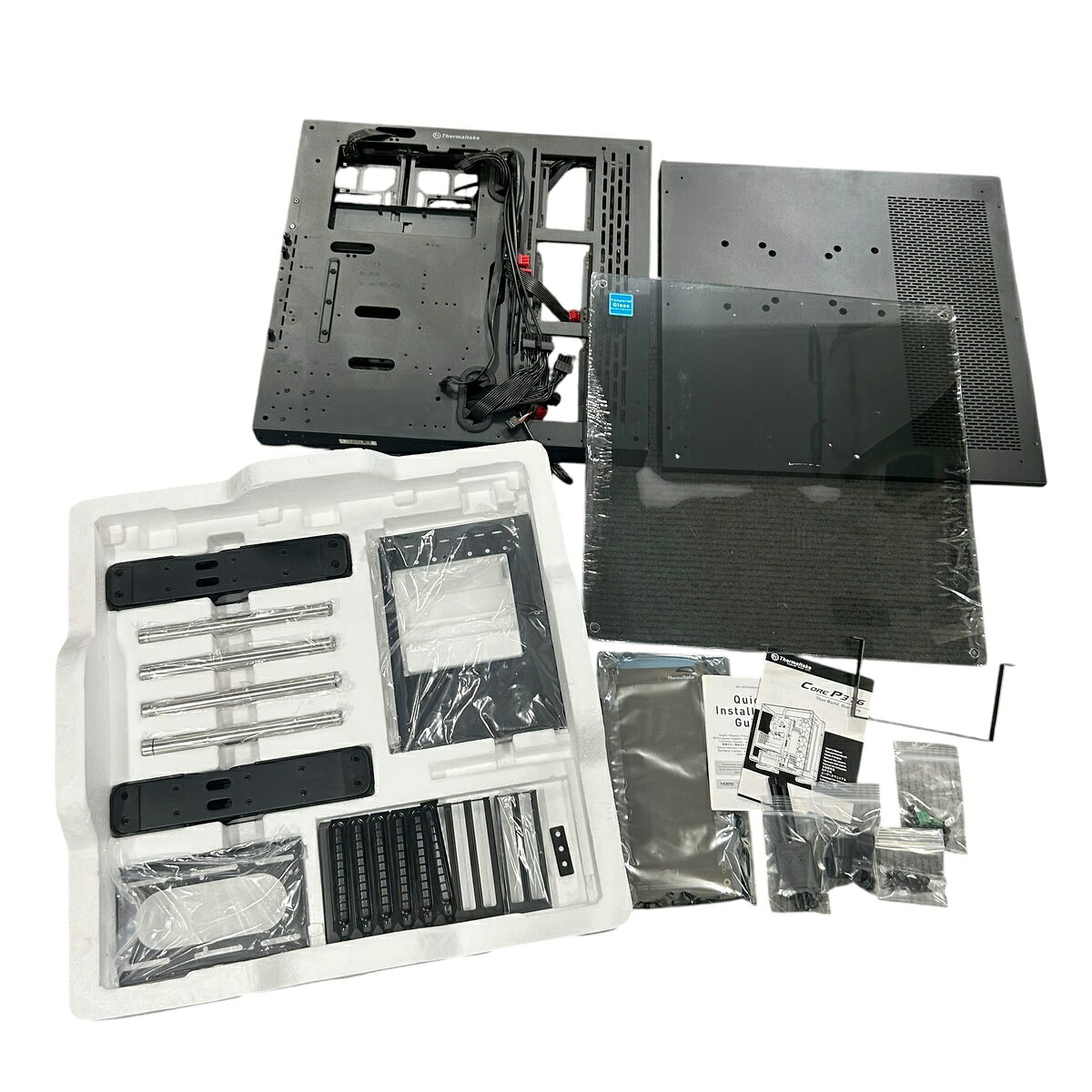 ■ Thermaltake Core P3 TG PCケース オープンフレーム ミドルタワー ATX E-ATX 2735115