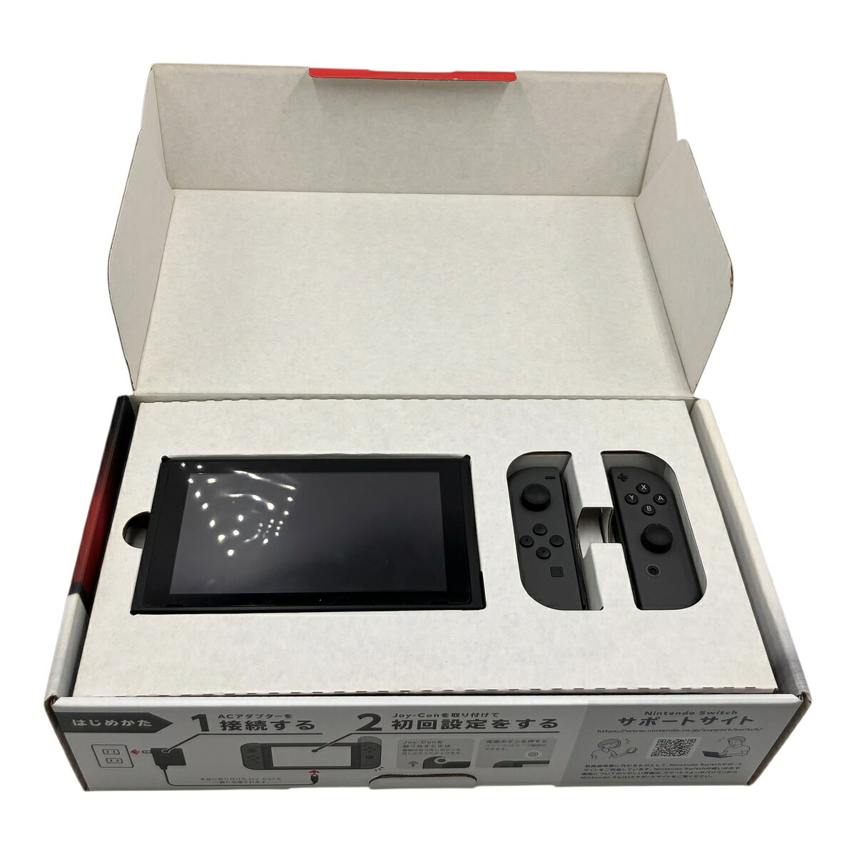 ■ Nintendo Switch HAC-001 Joy-Con グレー 本体 XAJ10002233382 2835228