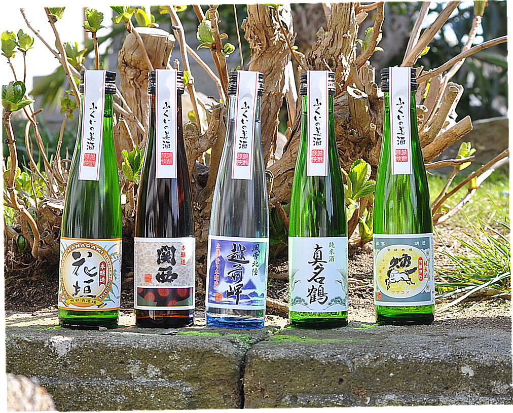 地酒 福井の美酒180ml×5本化粧箱入り　呑み比べギフトTセット【〜♪送料無料♪〜九州・北海道・離島(沖縄など)・代引き手数料・クール便は別途費用が掛かります♪】【越前・福井の地酒セット】【本醸造〜純米酒の組み合わせ】※条件により送料が異なる場合があります。