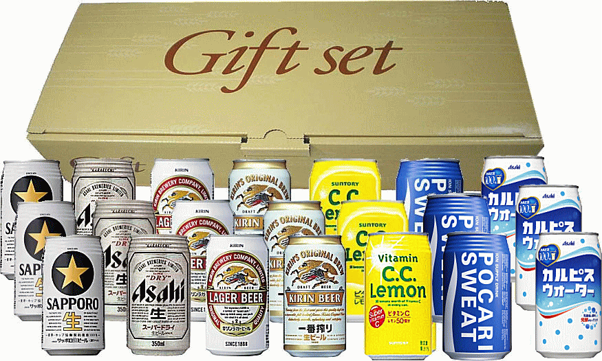 缶ビール＆ジュースファミリーギフトAセット・オリジナル企画品【〜♪送料無料♪〜九州・北海道・離島(沖縄など)・代引き手数料・クール便は別途費用が掛かります♪】【アサヒ・キリン・サッポロ】※条件により送料が異なる場合があります。