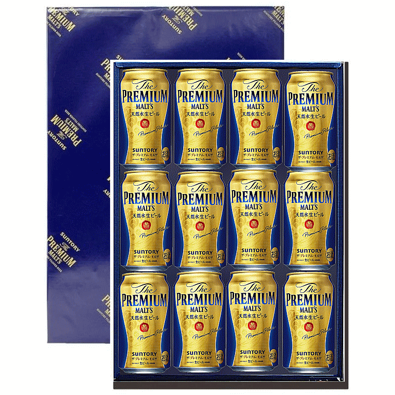 サントリー ザ プレミアム・モルツ缶ビールセット オリジナルカートン入り【プレモル】【350缶×12本入り】(横入れ)★在庫が0でもお取り寄せできます。「製品の...