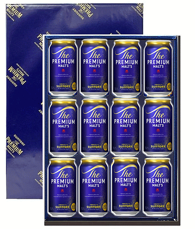 【デザイン変更】サントリー　ザ　プレミアム・モルツ缶ビールセット　オリジナルカートン入り【プレモル】【350缶×12本入り】（横入れ）★在庫が0でもお取り寄せできます。「製品の仕様は予告なく変更することがあります」