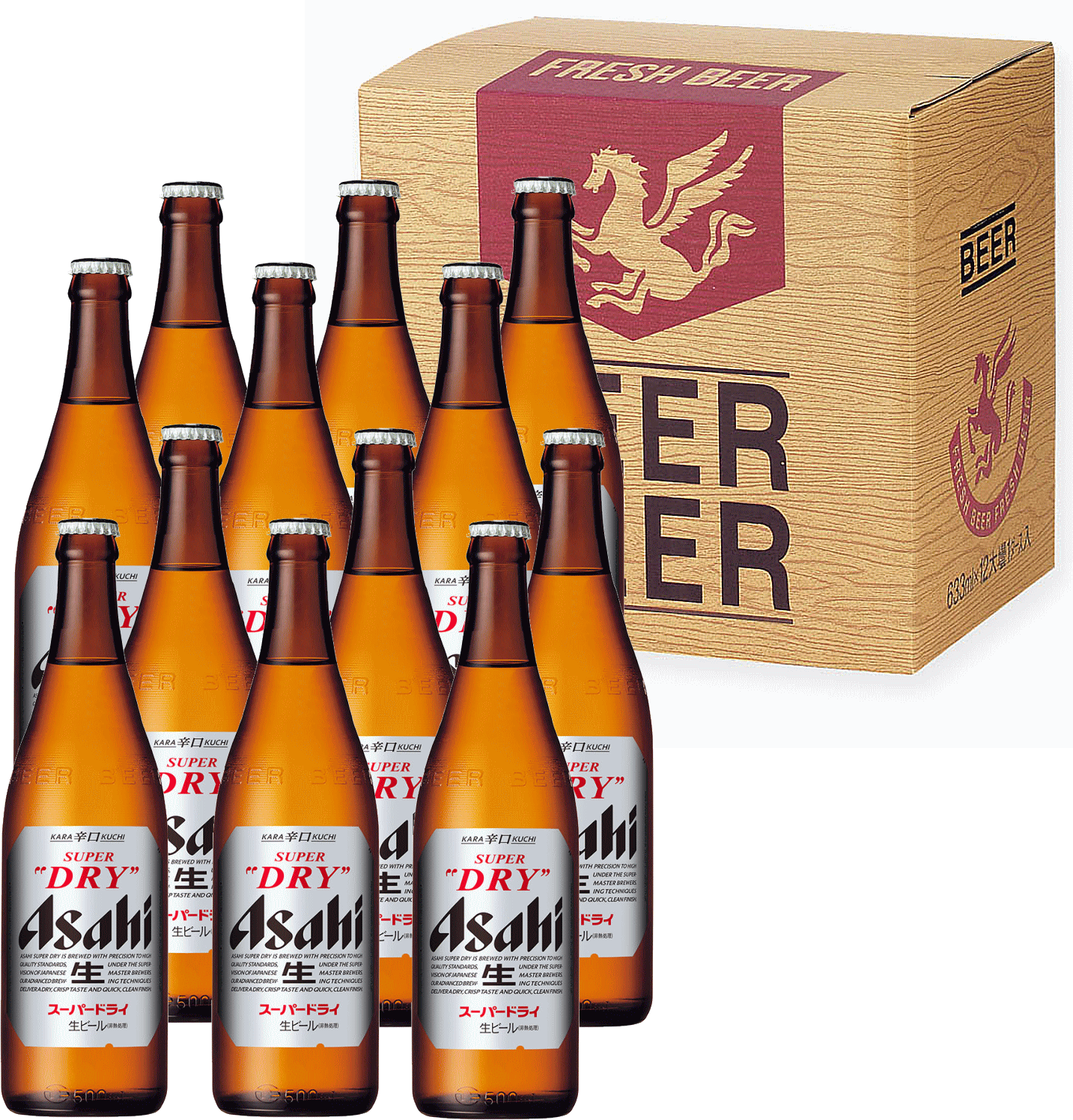 楽天市場】アサヒスーパードライ 500ml 12本の通販